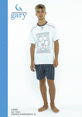 BOY'S PAJAMA M/M L45020 Tellini S.r.l. Wholesale Clothing